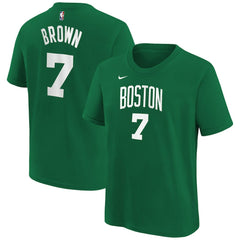 NBA Jaylen Brown Boston Celtics Youth Icon Name & Number T-Shirt
