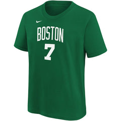 NBA Jaylen Brown Boston Celtics Youth Icon Name & Number T-Shirt