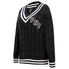 Pro Standard Women's Prep V-Neck Pullover Sweater - Philadelphia Eagles