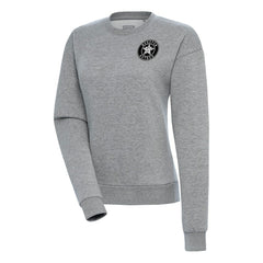 MLB Houston Astros Antigua Women's Brushed Metallic Victory Pullover Sweatshirt