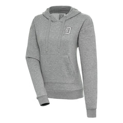 MLB Detroit Tigers Antigua Women's Brushed Metallic Victory Pullover Hoodie