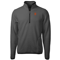 MLB San Francisco Giants Cutter & Buck Cascade Eco Sherpa Fleece Quarter-Zip Pullover Jacket