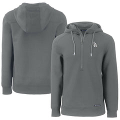MLB Los Angeles Dodgers Cutter & Buck Roam Eco Half-Zip Recycled Pullover Hoodie