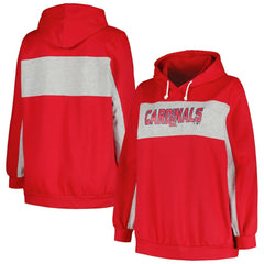 MLB St. Louis Cardinals Profile Women's Plus Size Pullover Hoodie