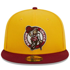 NBA Boston Celtics Fall Leaves 2-Tone 59FIFTY Fitted Hat