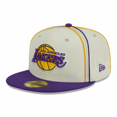 NBA Los Angeles Lakers Piping 2-Tone 59FIFTY Fitted Hat