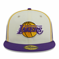 NBA Los Angeles Lakers Piping 2-Tone 59FIFTY Fitted Hat