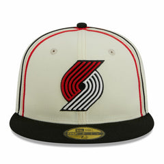 NBA Portland Trail Blazers Piping 2-Tone 59FIFTY Fitted Hat