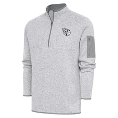 MLB Cleveland Guardians Antigua Metallic Fortune Quarter-Zip Pullover Jacket