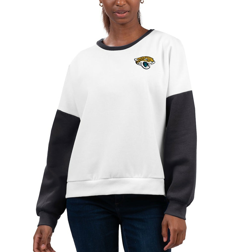 G-III 4Her by Carl Banks Women's A-Game Pullover Sweatshirt - Jacksonville Jaguars