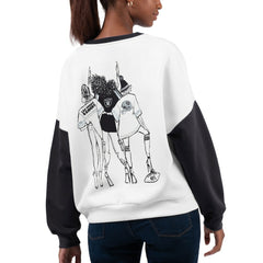 G-III 4Her by Carl Banks Women's A-Game Pullover Sweatshirt - Las Vegas Raiders