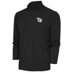 MLB Cleveland Guardians Antigua Metallic Tribute Quarter-Zip Top