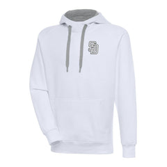 MLB San Diego Padres Antigua Metallic Victory Pullover Hoodie