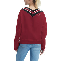 Tommy Hilfiger Women's Heidi V-Neck Pullover Sweatshirt - Arizona Cardinals