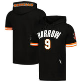 Joe Burrow Pro Standard Player Name & Number Hoodie T-Shirt - Cincinnati Bengals