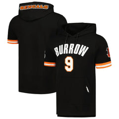 Joe Burrow Pro Standard Player Name & Number Hoodie T-Shirt - Cincinnati Bengals