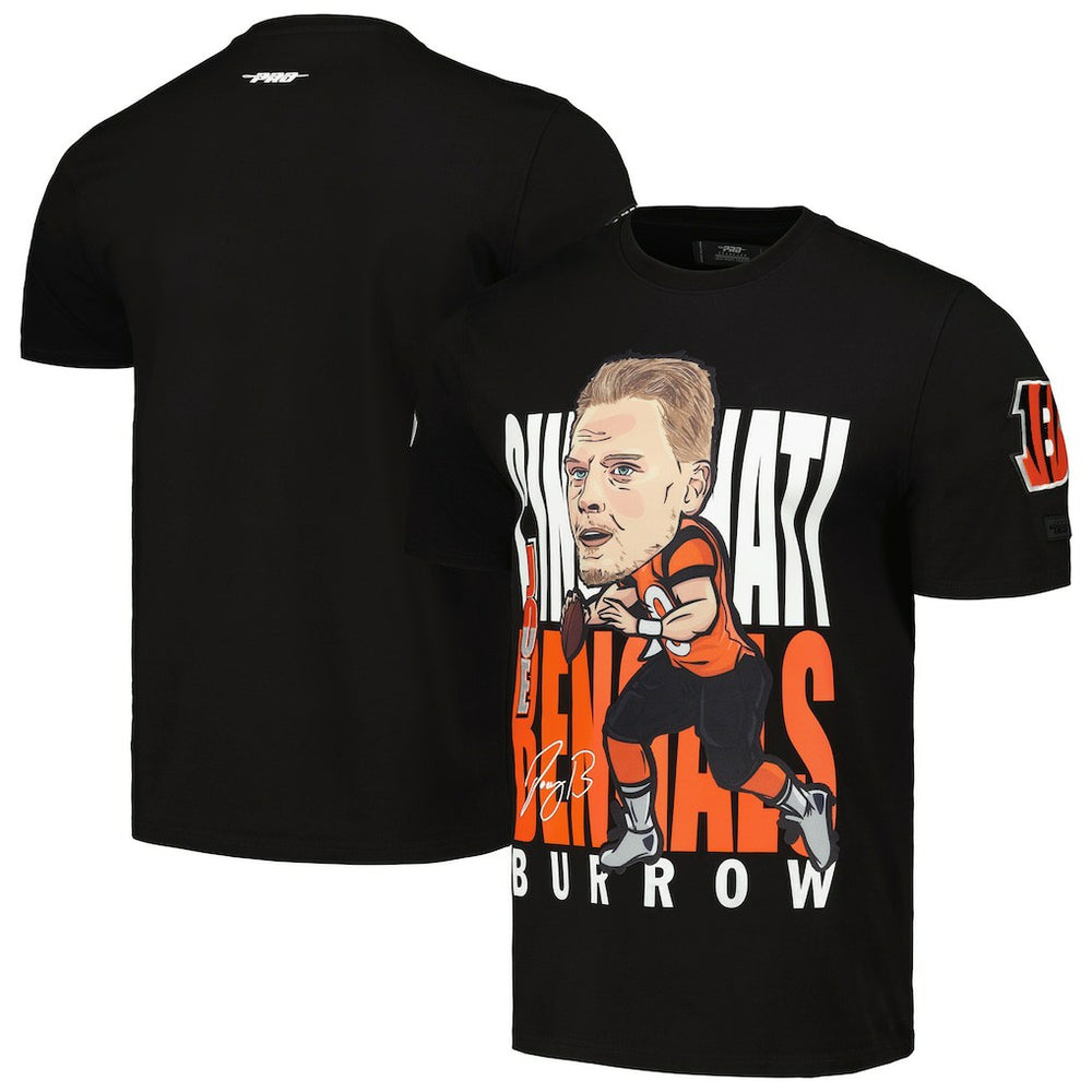 Joe Burrow Pro Standard Avatar Remix Player Graphic T-Shirt - Cincinnati Bengals
