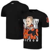 Joe Burrow Pro Standard Avatar Remix Player Graphic T-Shirt - Cincinnati Bengals