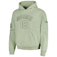 Justin Jefferson Pro Standard Player Name & Number Pullover Hoodie - Minnesota Vikings