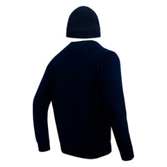 Pro Standard Crewneck Pullover Sweater & Cuffed Knit Hat Box Gift Set - Dallas Cowboys