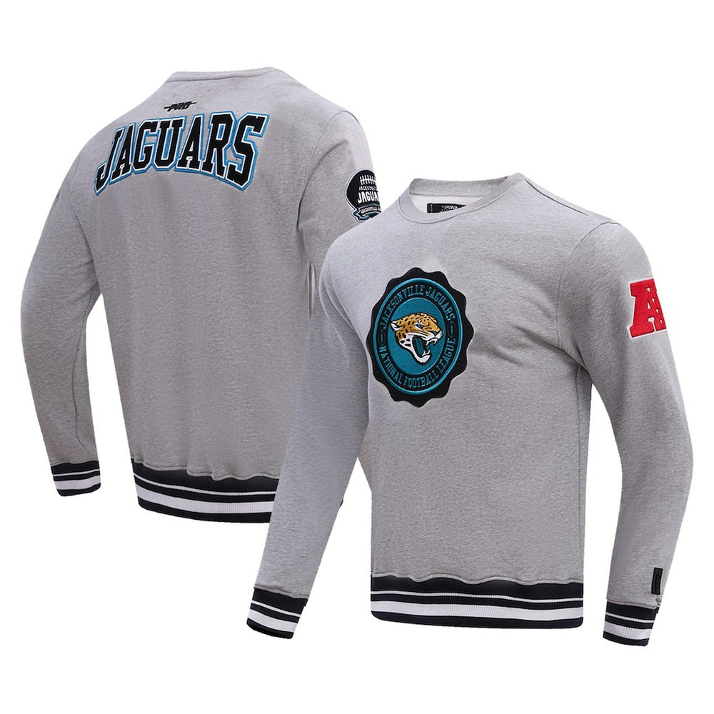 Pro Standard Crest Emblem Pullover Sweatshirt - Jacksonville Jaguars