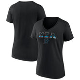 MLB Miami Marlins Women's Hometown Baseball 305 V-Neck T-Shirt