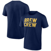 MLB Milwaukee Brewers Hometown Brew Crew Fancy T-Shirt