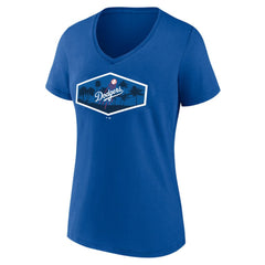 MLB Los Angeles Dodgers Women's Hometown Scoreboard V-Neck T-Shirt