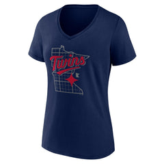 MLB Minnesota Twins Women's Hometown Pride V-Neck T-Shirt