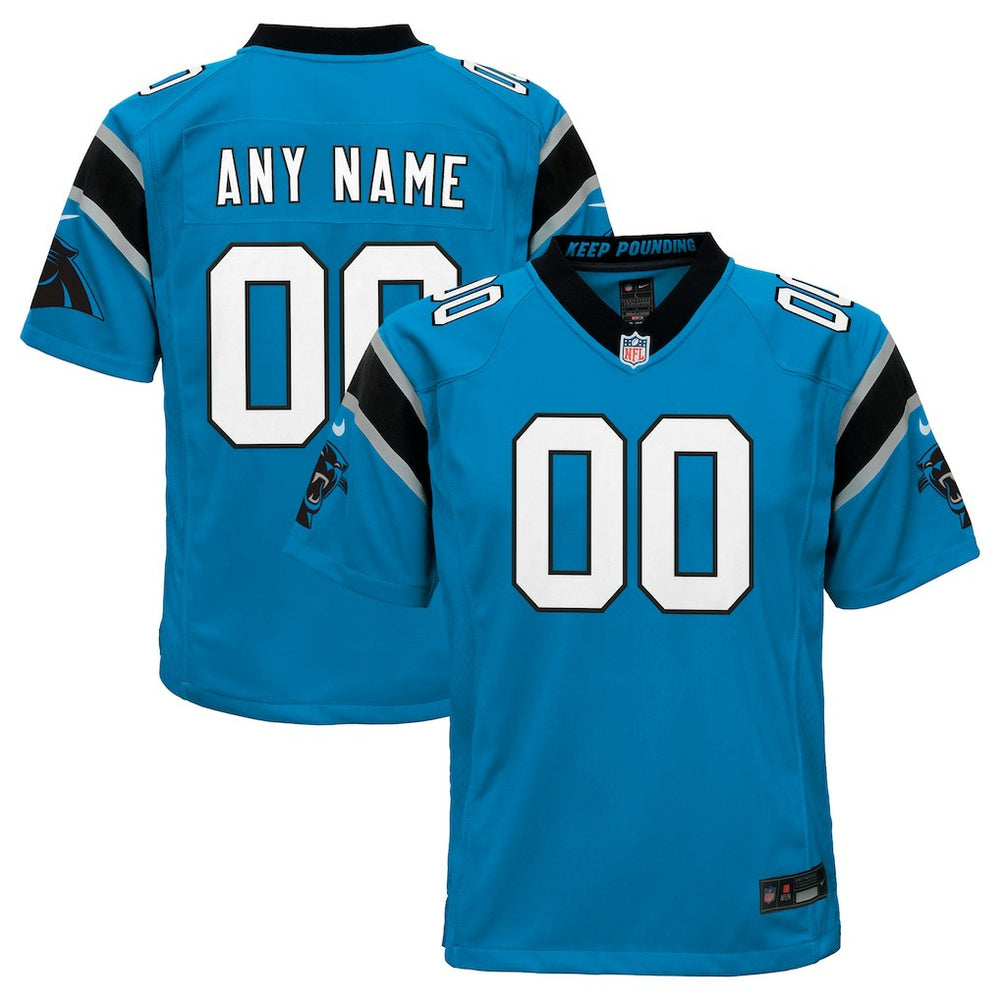 Youth Alternate Custom Game Jersey - Carolina Panthers