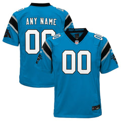 Youth Alternate Custom Game Jersey - Carolina Panthers
