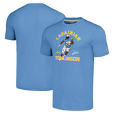 LaDainian Tomlinson Homage Unisex Unisex Caricature Retired Player Tri-Blend T-Shirt - Los Angeles Chargers