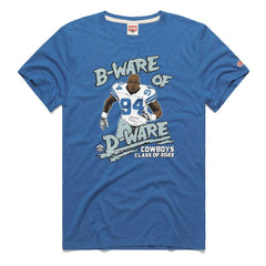 DeMarcus Ware Homage Unisex Caricature Retired Player Tri-Blend T-Shirt - Dallas Cowboys