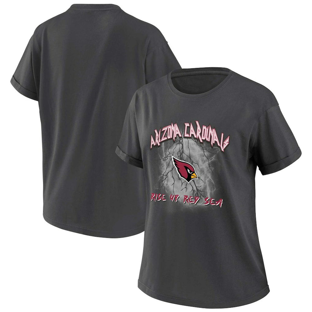WEAR by Erin Andrews Women's Boyfriend T-Shirt - Arizona Cardinals
