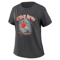 WEAR by Erin Andrews Women's Boyfriend T-Shirt - Cleveland Browns