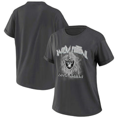 WEAR by Erin Andrews Women's Boyfriend T-Shirt - Las Vegas Raiders