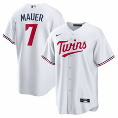 MLB Joe Mauer Minnesota Twins Nike Home Retired Player Replica Jersey