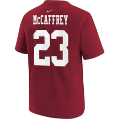 Christian McCaffrey Youth Player Name & Number T-Shirt - San Francisco 49ers