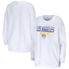 WEAR by Erin Andrews Women's Domestic Pullover Sweatshirt - Los Angeles Rams