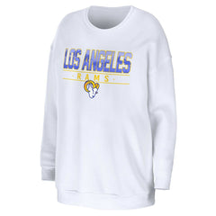 WEAR by Erin Andrews Women's Domestic Pullover Sweatshirt - Los Angeles Rams