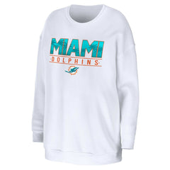 WEAR by Erin Andrews Women's Domestic Pullover Sweatshirt - Miami Dolphins