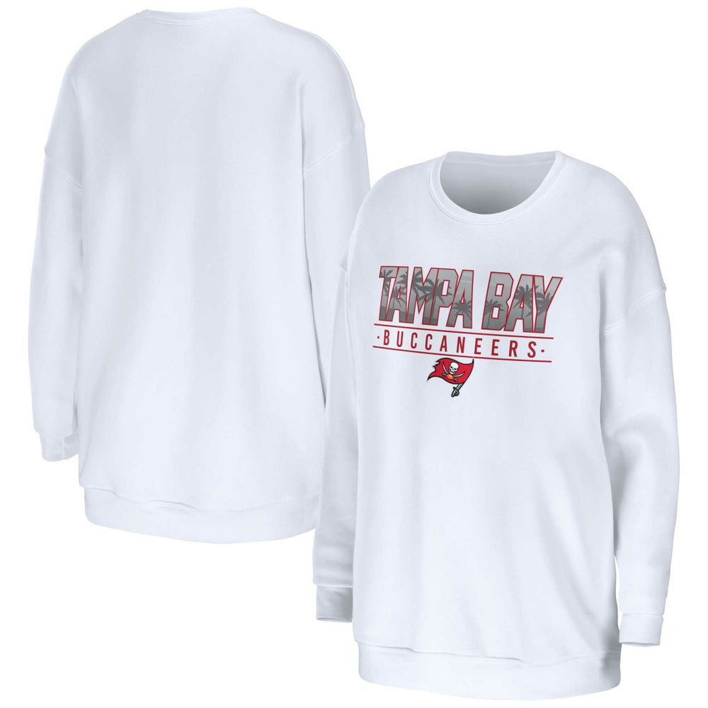 WEAR by Erin Andrews Women's Domestic Pullover Sweatshirt - Tampa Bay Buccaneers