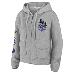 WEAR by Erin Andrews Women's Full-Zip Hoodie - Baltimore Ravens