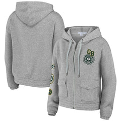 WEAR by Erin Andrews Women's Full-Zip Hoodie - Green Bay Packers