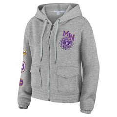 WEAR by Erin Andrews Women's Full-Zip Hoodie - Minnesota Vikings