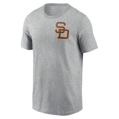 MLB San Diego Padres Nike Cooperstown Collection Large Logo 2-Hit T-Shirt