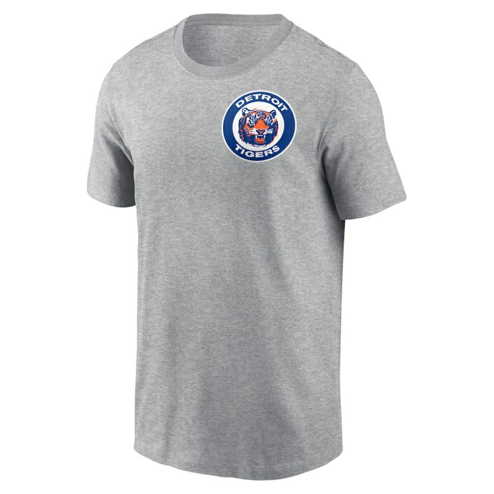 MLB Detroit Tigers Nike Cooperstown Collection Large Logo 2-Hit T-Shirt