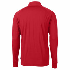 MLB Chicago Cubs Cutter & Buck Adapt Eco Knit Stretch Recycled Quarter-Zip Pullover Top