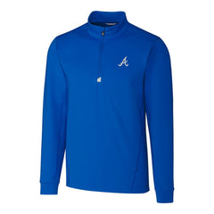 MLB Atlanta Braves Cutter & Buck Traverse Stretch Quarter-Zip Pullover Top