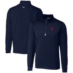MLB Philadelphia Phillies Cutter & Buck Traverse Stretch Quarter-Zip Pullover Top